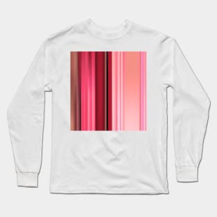 Pink vertical stripes Long Sleeve T-Shirt